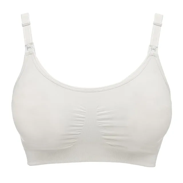 Alternativ bild 0 för Medela 3-i-1 amnings- och pumpnings-BH vit S