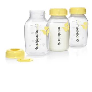 Produktfoto för Medela Bröstmjölksflaskor 150 ml 3-pack