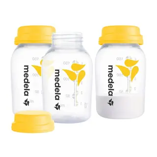Produktfoto för Medela Bröstmjölksflaskor 150 ml 3-pack