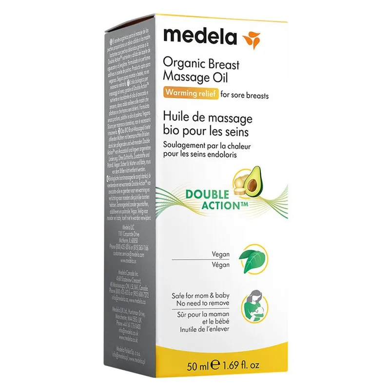 Bild 2 för Medela Ekologisk Massageolja för Brösten 50 ml