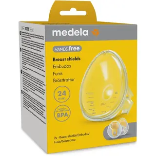Produktfoto för Medela Hands-free Brösttratt 24 mm 2-pack