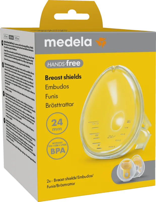 Alternativ bild 0 för Medela Hands-free Brösttratt 24 mm 2-pack