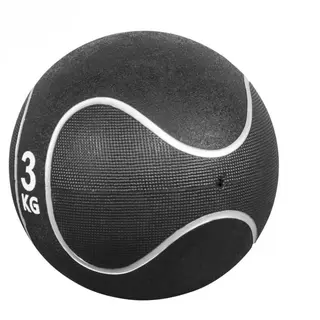 Produktfoto för Medicinboll Svart/Silver 1-10kg