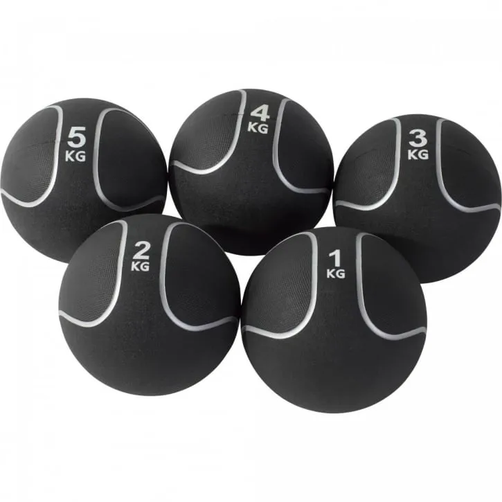 Alternativ bild 0 för Medicinbollspaket Svart/Silver - 15kg/12kg/6kg