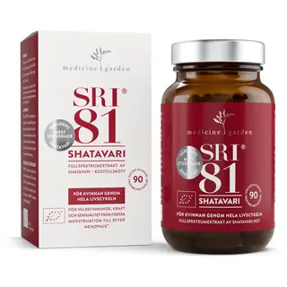 Produktfoto för MedicineGarden SRI81 Shatavari EKO 90 kapslar