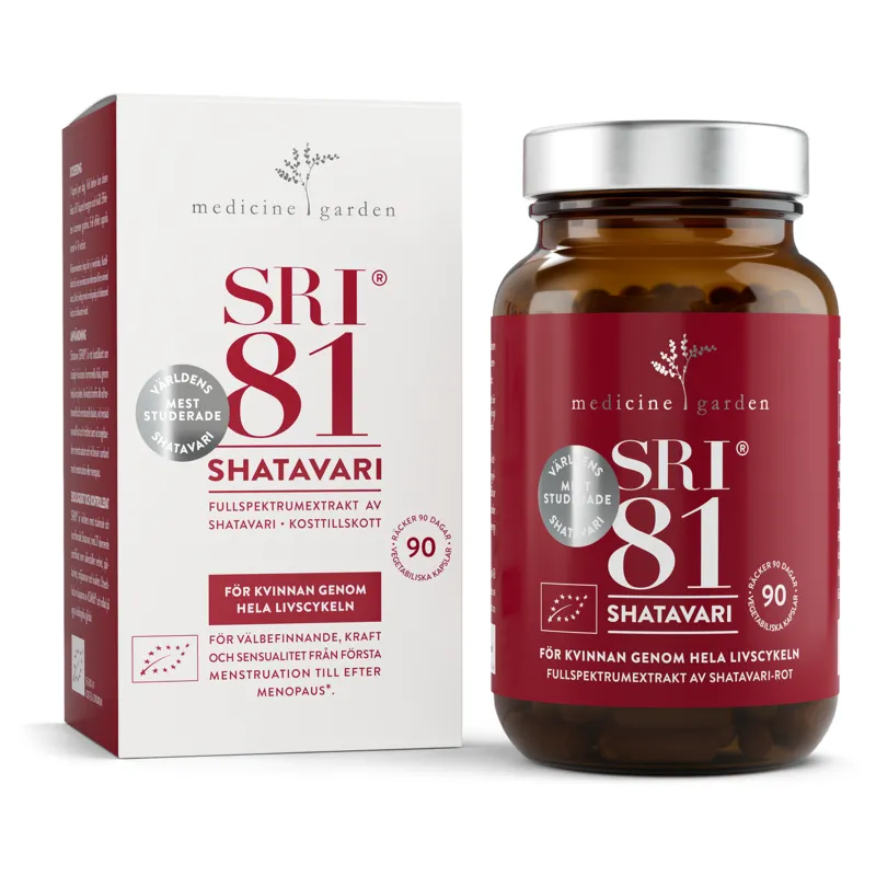 Bild 1 för MedicineGarden SRI81 Shatavari EKO 90 kapslar