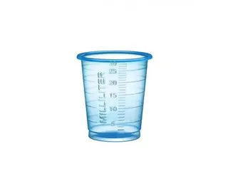 Produktfoto för Medicinkopp 30 ml PP Eco Blue,100 ps x 90 st/krt