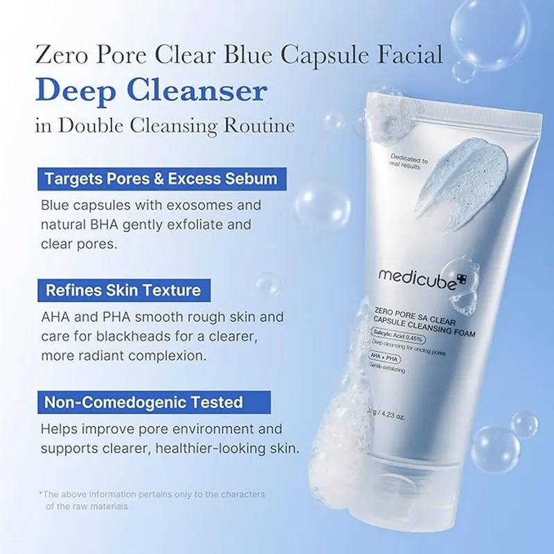 Bild 2 för Medicube Zero Pore Sa Clear Capsule rengöringsskum 120 g
