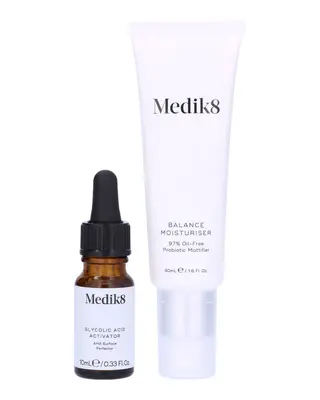 Produktfoto för Medik8 Balance Moisturiser with Glycolic Acid Activator 50 + 5 ml