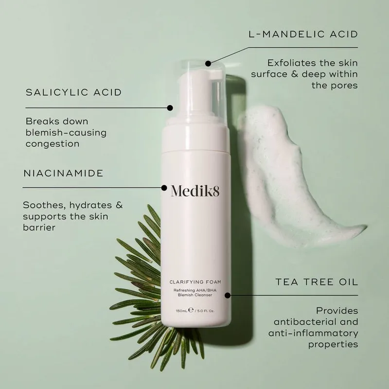Bild 4 för Medik8 Clarifying Foam 150 ml