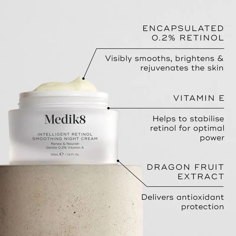 Bild 4 för Medik8 Intelligent Retinol Smoothing Night