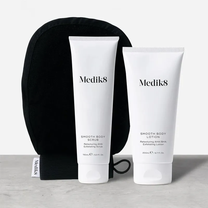 Bild 3 för Medik8 Smooth Body Exfoliating Kit 150  ml + 200 ml