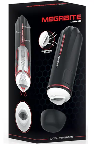 Produktfoto för Megabite Mouth Suction & Vibration Masturbator Masturbator
