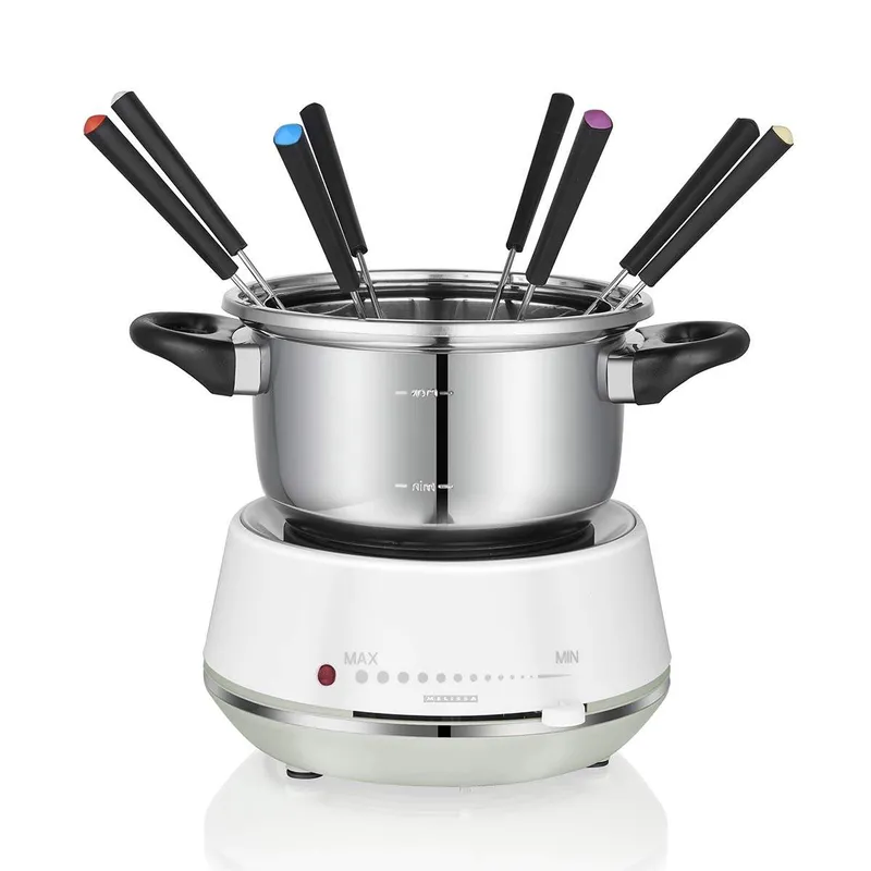 Bild 1 för MELISSA Elektrisk fondue 2L 1200W Rostfritt stål / Vit