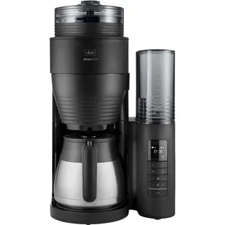 Produktfoto för Melitta Aromafresh PRO, Droppande kaffebryggare, 1,25 l, Kaffebönor, Malat kaffe, Inbyggd kvarn, 1080 W, Svart