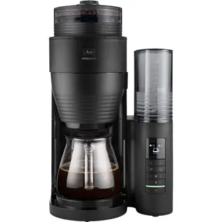 Produktfoto för Melitta Aromafresh PRO, Droppande kaffebryggare, 1,25 l, Kaffebönor, Malat kaffe, Inbyggd kvarn, 1130 W, Svart