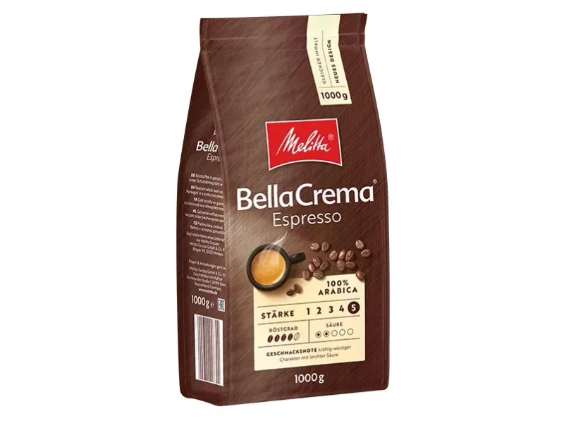 Alternativ bild 0 för Melitta BellaCrema kaffebönor Espresso