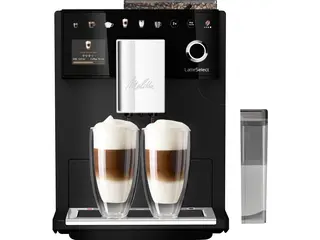 Produktfoto för Melitta Latte Select F630-212 Helautomatisk kaffemaskin bönor - Svart