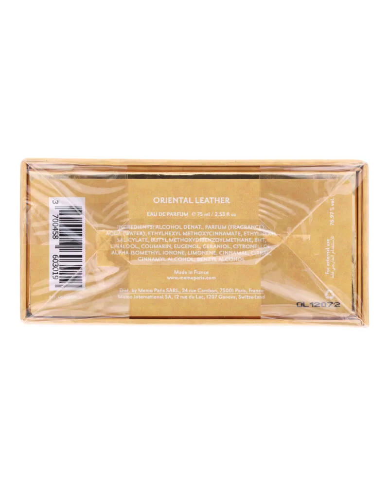 Bild 2 för Memo Paris Oriental Leather Eau De Parfum 75 ml