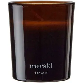 Produktfoto för Meraki Dark Wood Scented Candle  Small