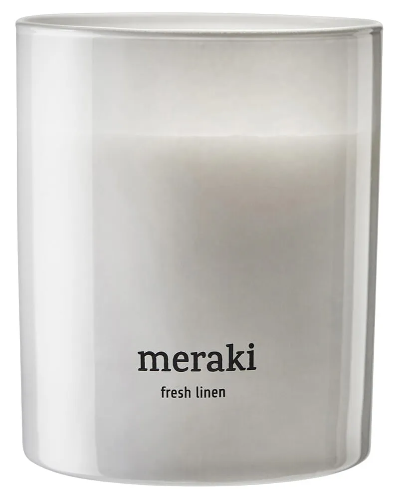 Bild 1 för Meraki Fresh Linen Scented Candle  Medium