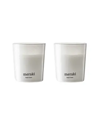 Produktfoto för Meraki Fresh Linen Scented Candle  Small