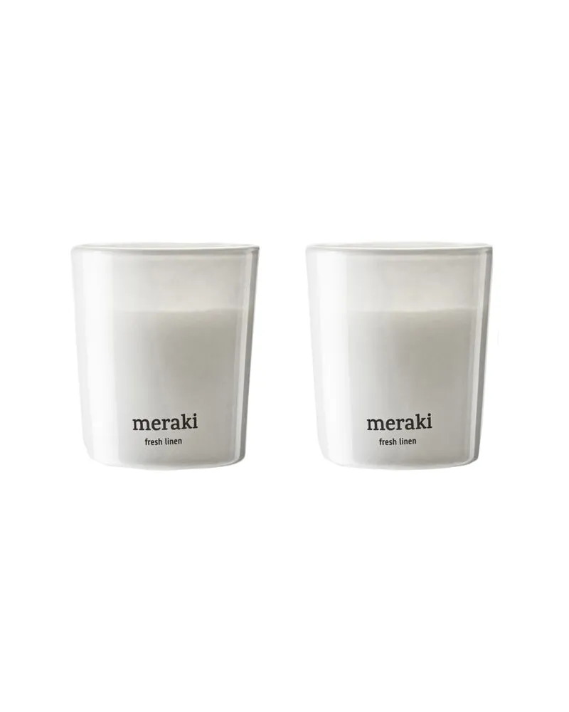Bild 1 för Meraki Fresh Linen Scented Candle  Small