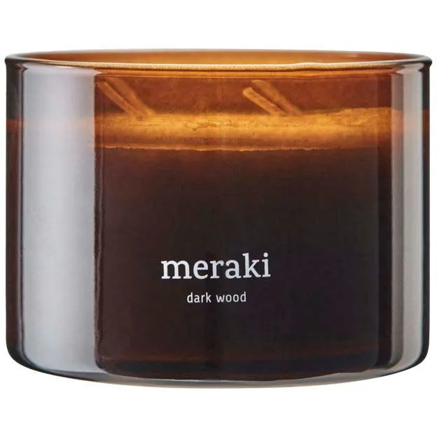Bild 1 för Meraki Scented Candle Dark Wood 340 g