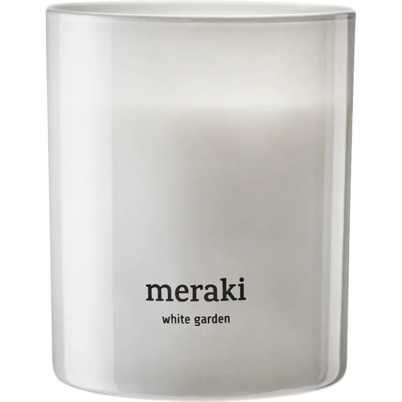 Bild 2 för Meraki White Garden Scented Candle  Medium