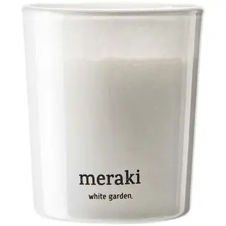 Produktfoto för Meraki White Garden Scented Candle  Small