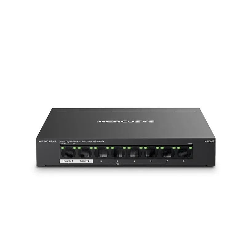 Alternativ bild 0 för Mercusys MS108GP 8-portars gigabitswitch med POE+