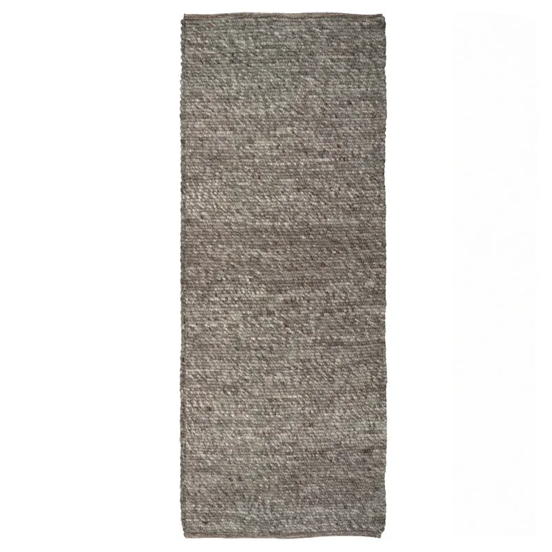 Bild 2 för Merino gångmatta grå 80x250