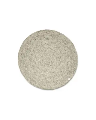 Produktfoto för Merino matta rund natural beige