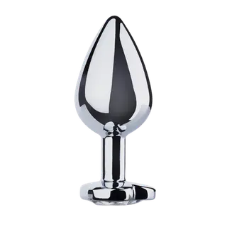 Produktfoto för Metal Butt Plug Silver Medium