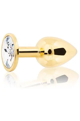 Produktfoto för Metal Plug Small - Gold/Clear