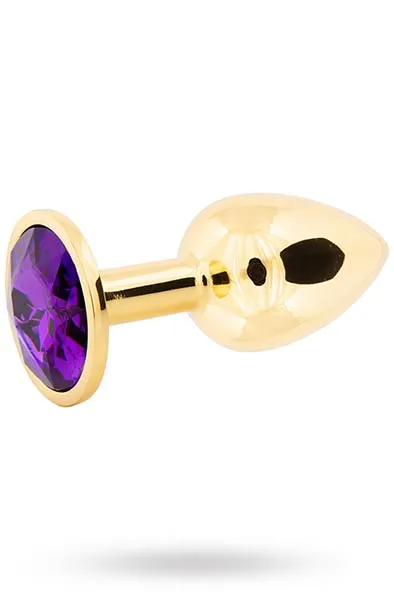 Bild 2 för Metal Plug Small - Gold/Purple