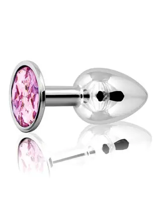 Produktfoto för Metal Plug Small - Silver/Pink