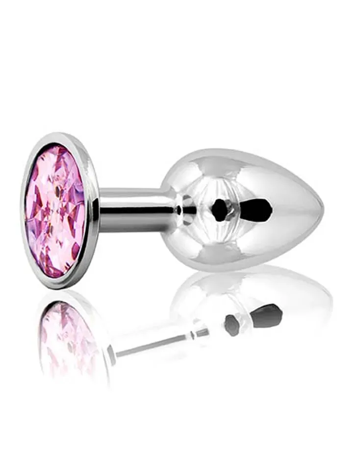 Bild 1 för Metal Plug Small - Silver/Pink