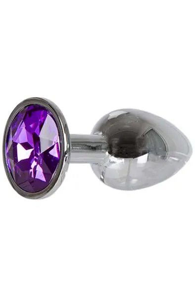 Bild 1 för METAL PLUG SMALL - SILVER/PURPLE