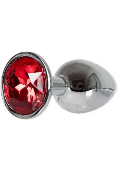 Bild 1 för METAL PLUG SMALL - SILVER/RED