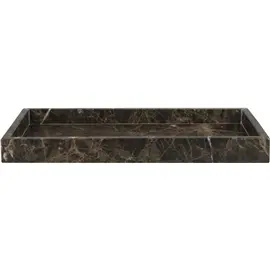 Produktfoto för Mette Ditmer - MARBLE Deco Tray  - Bricka - Brown -  W16 x L31 x H3 cm