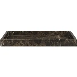 Alternativ bild 0 för Mette Ditmer - MARBLE Deco Tray  - Bricka - Brown -  W16 x L31 x H3 cm