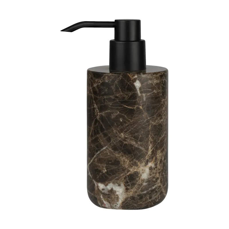 Alternativ bild 0 för Mette Ditmer - MARBLE Dispenser - Tvålbehållare - Brown - Tall -  Ø7,5 x H17,5 cm