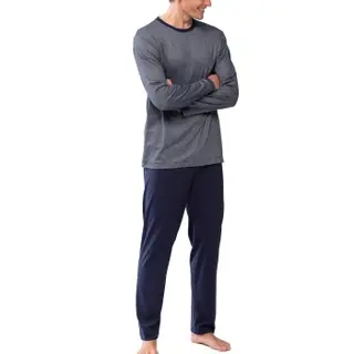 Produktfoto för Mey Bennison Pyjama Mörkblå 50 Herr