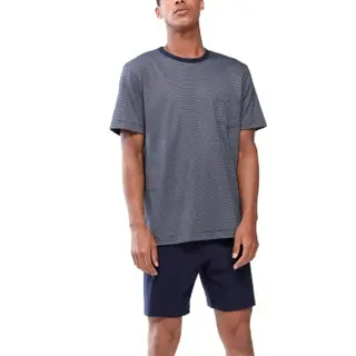 Produktfoto för Mey Bennison Short Pyjamas Mörkblå 56 Herr