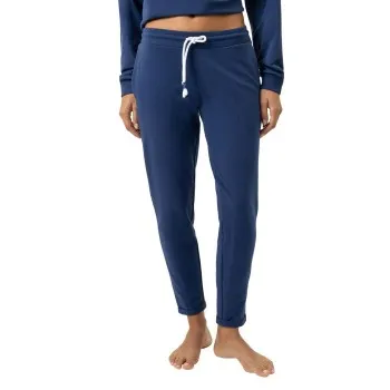 Alternativ bild 0 för Mey Cozy Nights Ankle Pants Navy bomull X-Small Dam