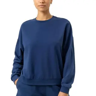 Produktfoto för Mey Cozy Nights Sweatshirt Navy bomull X-Small Dam
