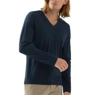 Produktfoto för Mey Dry Cotton Colour Long Sleeves Mörkblå Medium Herr