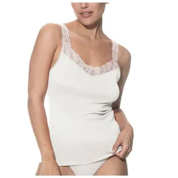 Alternativ bild 0 för Mey Emotion Elegance Top With Lace Champagne 46 Dam