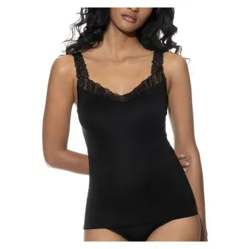 Alternativ bild 0 för Mey Emotion Elegance Top With Lace Svart 38 Dam